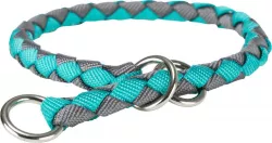 CAVO obojek kulatý "Stop tahání", S: 25-31 cm/ø 12 mm, oceán/grafit TRIXIE