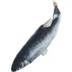Ryba jako živá, mrskající se, s catnipem, látka, 30cm TRIXIE