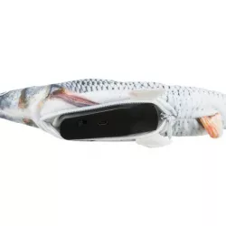 Ryba jako živá, mrskající se, s catnipem, látka, 30cm TRIXIE