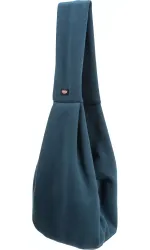 SOFT front carrier - přední látkové nosítko/taška, 22 x 20 x 60 cm, modrá/šedá TRIXIE