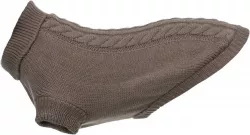 Svetr KENTON, M: 55 cm, hnědošedá TRIXIE