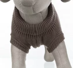 Svetr KENTON, M: 55 cm, hnědošedá TRIXIE