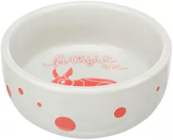 Keramická miska s putníky, pro králíky, 250 ml/ø 11 cm TRIXIE