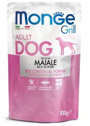 MONGE GRILL kapsička s vepřovým masem psy 100g