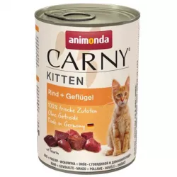 ANIMONDA konzerva CARNY Kitten - hovězí + drůbež 400g ANIMONDA konzerva CARNY Kitten - hovězí + drůbež 400g