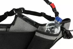 Joggingový pás s vodítkem, pás: 70-130 cm, vodítko 1.15-1.50 m, 20mm, šedá TRIXIE Joggingový pás s vodítkem, pás: 70-130 cm, vodítko 1.15-1.50 m, 20mm, šedá TRIXIE