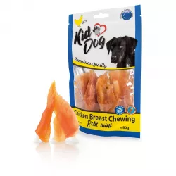 KIDDOG kuřecí prsa na buvolí tyčince mini 9cm 80g