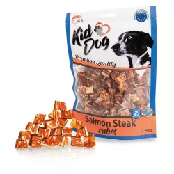 KIDDOG lososový steak v kostce 250g
