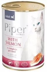 PIPER CAT konzerva pro kočky, s lososem 400g