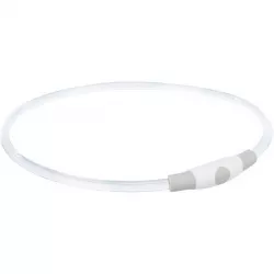 Flash light ring USB, blikací obojek, S-M: 40 cm/ ø 8 mm TRIXIE