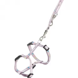 JUNIOR postroj s vodítkem pro štěňata, M-L: 27-45 cm, 2 m, světlá lila TRIXIE JUNIOR postroj s vodítkem pro štěňata, M-L: 27-45 cm, 2 m, světlá lila TRIXIE