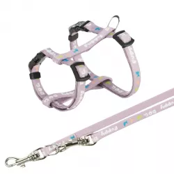 JUNIOR postroj s vodítkem pro štěňata, M-L: 27-45 cm, 2 m, světlá lila TRIXIE JUNIOR postroj s vodítkem pro štěňata, M-L: 27-45 cm, 2 m, světlá lila TRIXIE