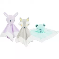 JUNIOR snuggler - plyšový mazlíček, čtverec s plyšovou hlavou 20 x 20 cm TRIXIE