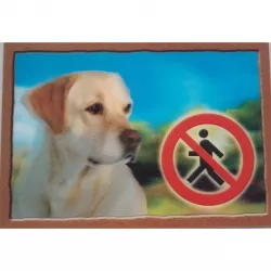 Cedulka 3D PSI, Labradorský retrivr (béžový) Dafiko