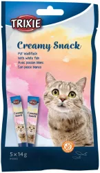 Creamy, krémová pochoutka pro kočky, tuňák a bílá ryba, 5 x 14 g TRIXIE