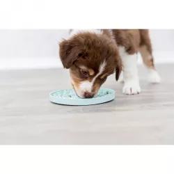 JUNIOR lízací talířek na pamlsky/paštiky 21 cm, mátová TRIXIE