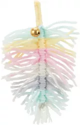Peříčko z bavlnek s rolničkou, hračka pro kočky, 14 cm, polyester TRIXIE