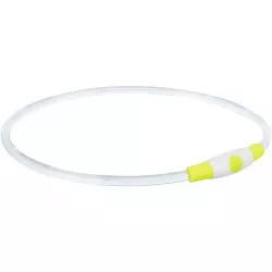 Flash light ring USB, blikací obojek, zelená TRIXIE