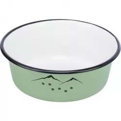 Miska smalt/nerez, zelená 1,9 l/ø 21 cm TRIXIE