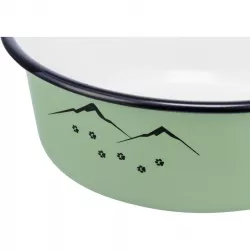 Miska smalt/nerez, zelená 1,9 l/ø 21 cm TRIXIE