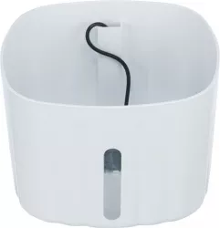 Pítko / fontánka FLOWER, 2 l/18,5 × 13 × 18,5 cm, plast, bílá/šedá TRIXIE