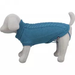 Svetr KENTON, modrá L:60cm, hruď:58cm, krk:42cm TRIXIE