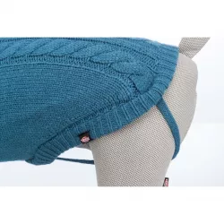Svetr KENTON, modrá L:60cm, hruď:58cm, krk:42cm TRIXIE