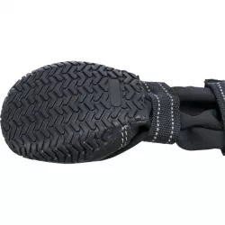 Walker Active Long S-M, ochranné boty pro psy, 2ks, černá