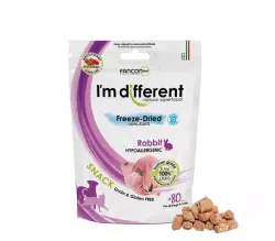 I´M DIFFERRENT SNACK králík - mrazem sušený pamlsek, 40 g I'm different