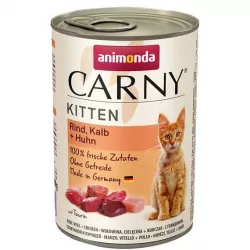 ANIMONDA konzerva CARNY Kitten - telecí + kuřecí + krůta 400g