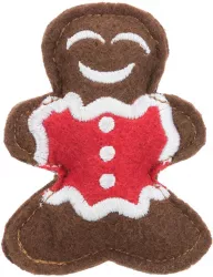 Xmas figure set - sada 2 vánočních hraček sob a perníček, 8 cm, filc TRIXIE