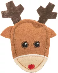 Xmas figure set - sada 2 vánočních hraček sob a perníček, 8 cm, filc TRIXIE