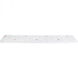 Xmas NIVIA mat, vánoční plyšová podložka na parapet, 90 x 28 cm, krémová TRIXIE
