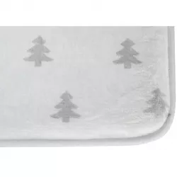 Xmas NIVIA mat, vánoční plyšová podložka na parapet, 90 x 28 cm, krémová TRIXIE