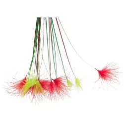 Xmas rod - vánoční hrací prut s peříčky a rolničkou, 31 cm TRIXIE