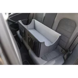 Autosedačka double 80 × 28 × 39, černá/šedá TRIXIE