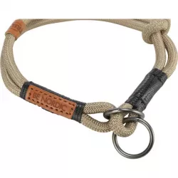 BE NORDIC polostahovací obojek, S-M: 40 cm/ ø 8 mm, písková/černá TRIXIE