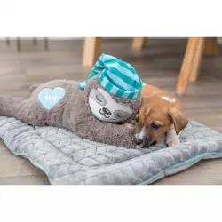 JUNIOR lenochod s tlukoucím srdcem, plyš, 34 cm TRIXIE