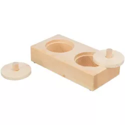 Snack Box - interaktivní hra pro králíčky, 14 x 3 x 7 cm, dřevo TRIXIE