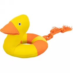 Aqua Toy plovoucí kachnička na laně, 20 x 36 cm, tkania TRIXIE