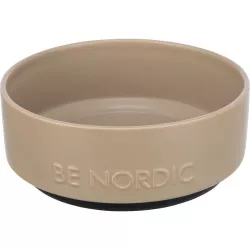 BE NORDIC keramická miska, 1.2l / 18 cm, šedohnědá TRIXIE