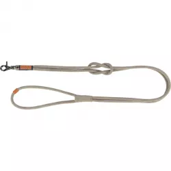 BE NORDIC kulaté kožené vodítko XS-L: 1.20 m/ 8 mm, šedá