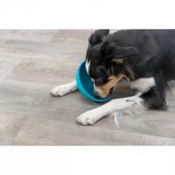 Lick’n'Snack miska k pomalému krmení 16 cm, silikon, petrolejová TRIXIE