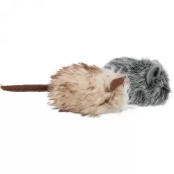 Myška chlupatá s catnipem, 9 cm, šedá/béžová TRIXIE