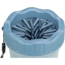 PAW CLEANER - kalíšek k čištění tlapek, M-L, silikon/plast, modrá TRIXIE