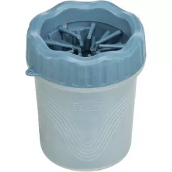 PAW CLEANER - kalíšek k čištění tlapek, M-L, silikon/plast, modrá TRIXIE