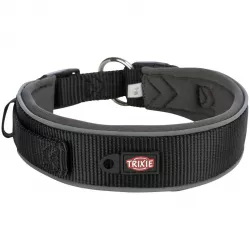 PREMIUM obojek extra široký, S-M: 33-42 cm/35 mm, černá/grafit TRIXIE