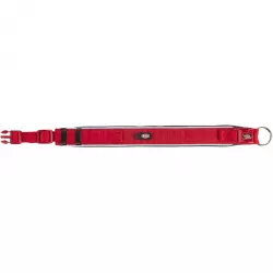 PREMIUM obojek extra široký, S-M: 33-42 cm/35 mm, červená/grafit TRIXIE