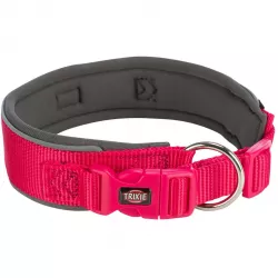 PREMIUM obojek extra široký, L-XL: 53-62 cm/50 mm, fuchsia/grafit TRIXIE