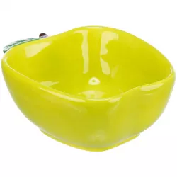 Keramická miska JABLKO (morče,králík), 180 ml/ 12 x 11 cm, zelená TRIXIE